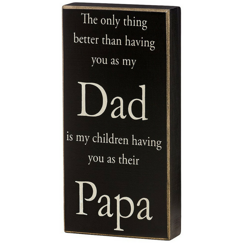 Their Papa Box Sign